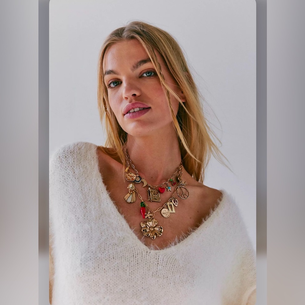 Free People Maxamillion Charm Necklace - Picture 3 of 16